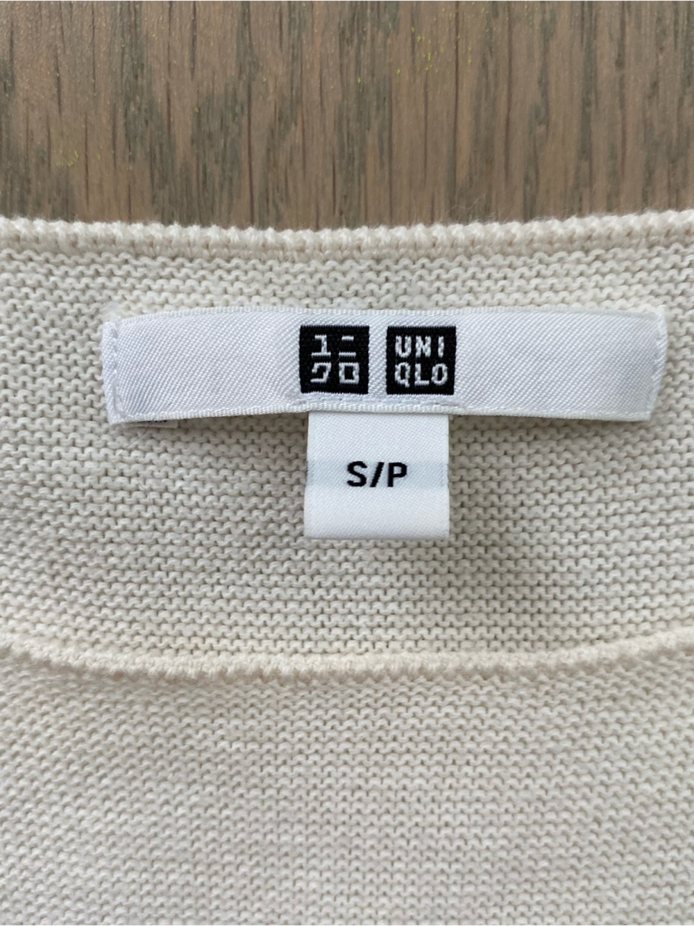 Uniqlo 3D Knit Boatneck Top in Off White - Picture 8 of 12
